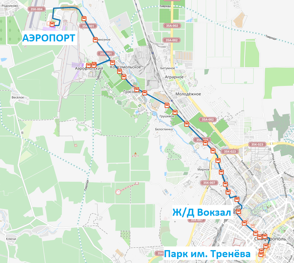 Минеральные Воды – Симферополь АВ: расписание автобусов и билеты